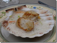 coquille st jacque espuma noilly