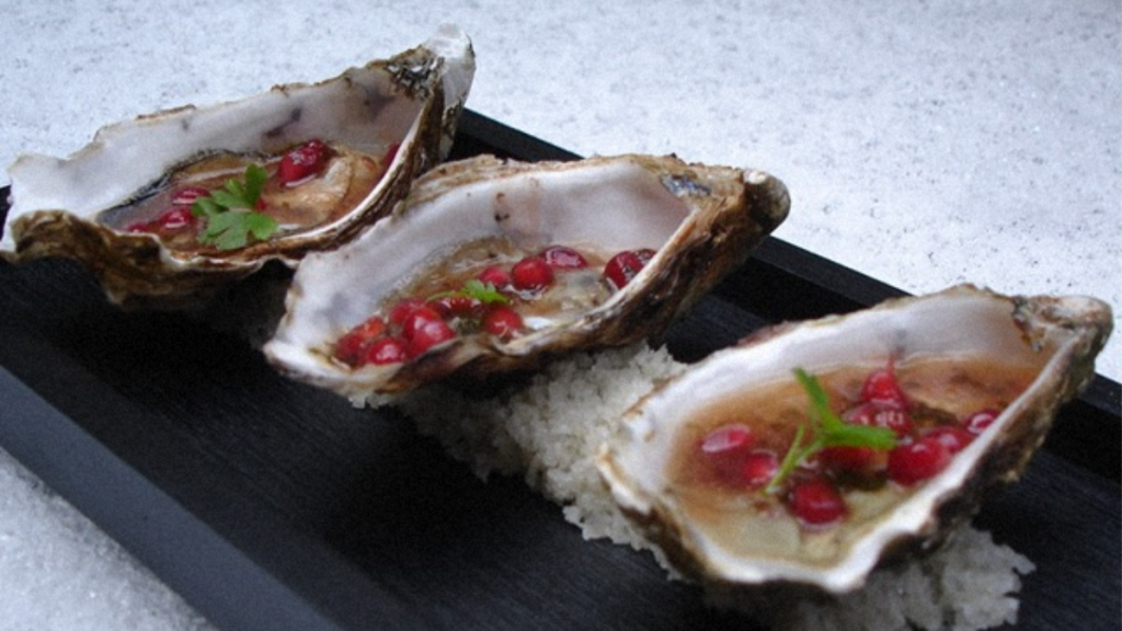 Recette : Huîtres à la Grenade et Saveurs d’Asie