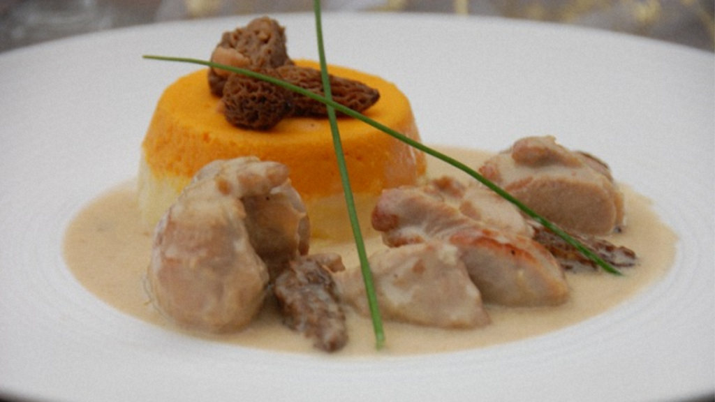 Recette : Haut de Dinde à la Crème de Sauternes et Morilles