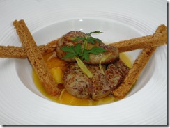 foie gras poele mangue monbazillac gingembre