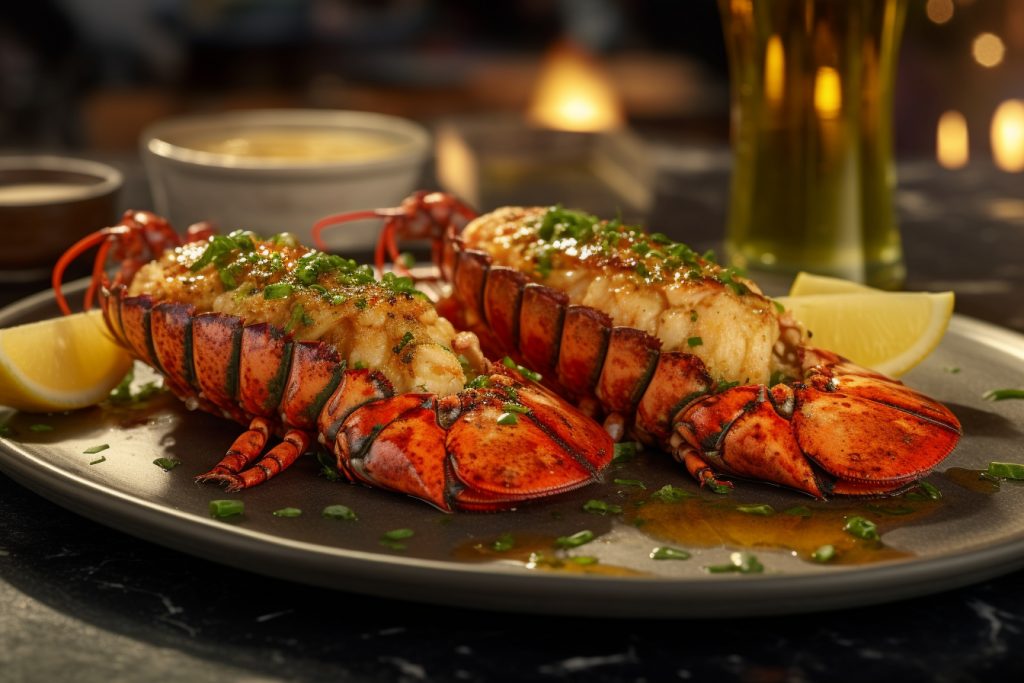 Homard Grillé et Emulsion de Crustacés