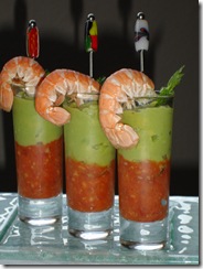 Queue langoustine fondue tomate guacamole