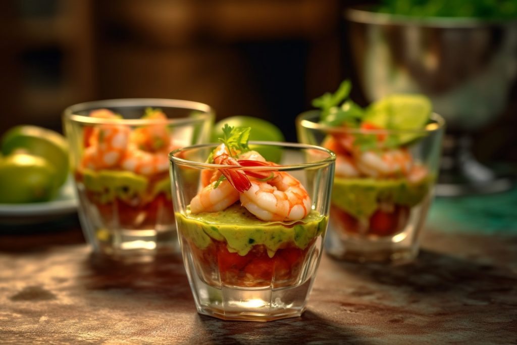 Recette : Queue de Langoustine Accompagnée de sa Fondue de Tomates et Guacamole