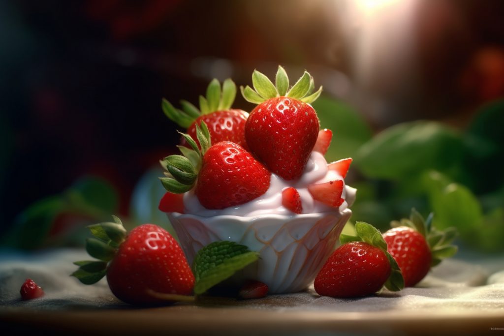 Recette : Fraises Melba Fraises Melba