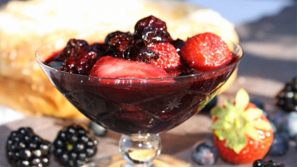 Soupe de Fruits Rouges au Xérès