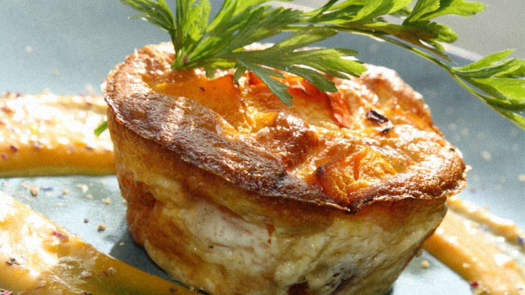 Flan de Potimarron et son Coulis