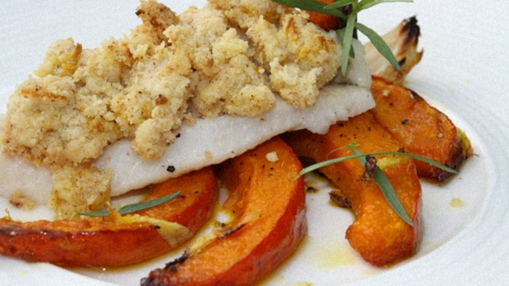 Recette : Filet de Saint Pierre en Croûte et Potimarron Rôti aux Epices