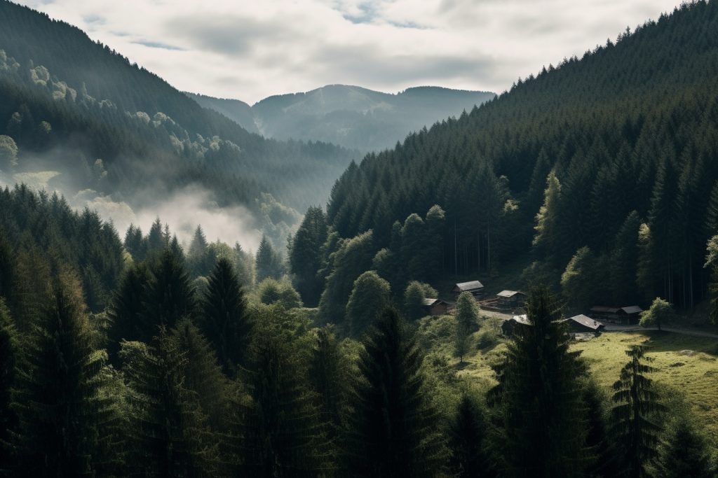 Restaurants en Forêt Noire, Allemagne