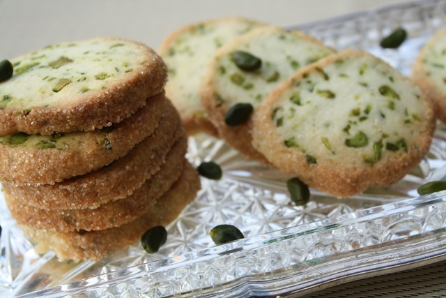 Biscuits sablé à la pâte de pistache - pâtisserie Aïd - Nad_recettedumonde