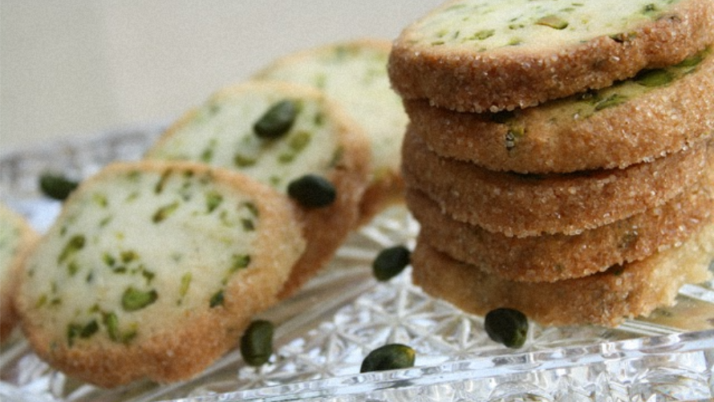 Recette : Sablés à la Pistache en Croûte de Cassonade