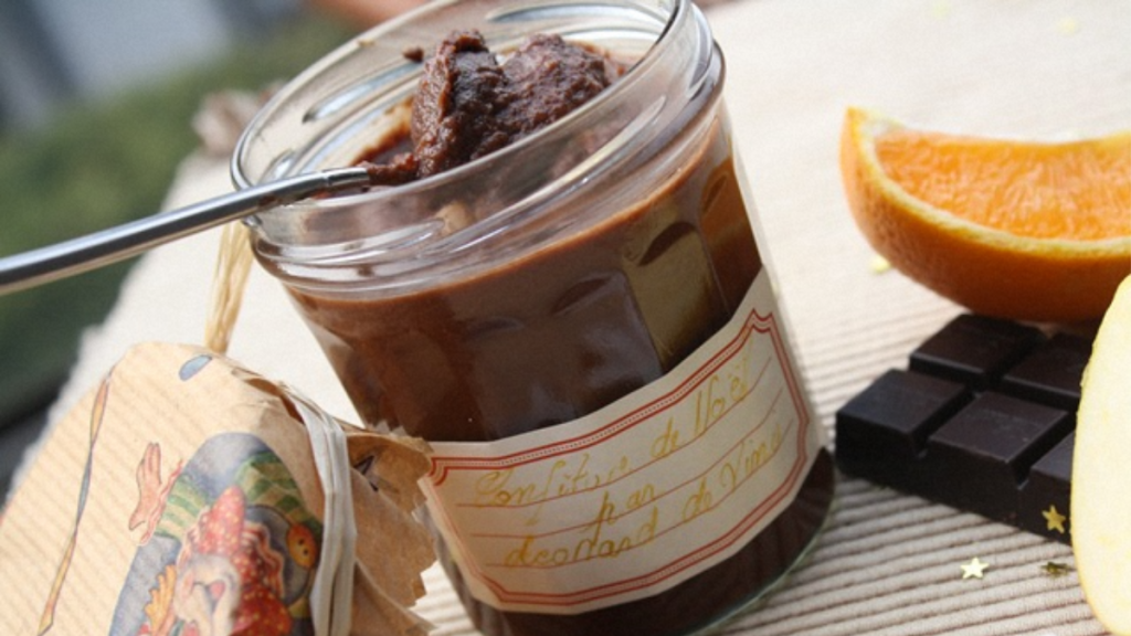 Recette : Confiture de Noël au Chocolat, Pomme et Orange