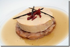 foie gras oie poché