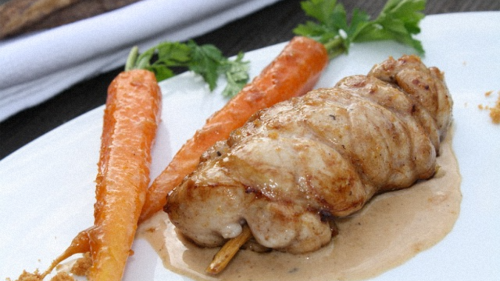 Recette : Ris de Veau Piqué à la Réglisse et Carottes Glacées au Pain d’Epices