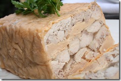 terrine caille foie gras coupe