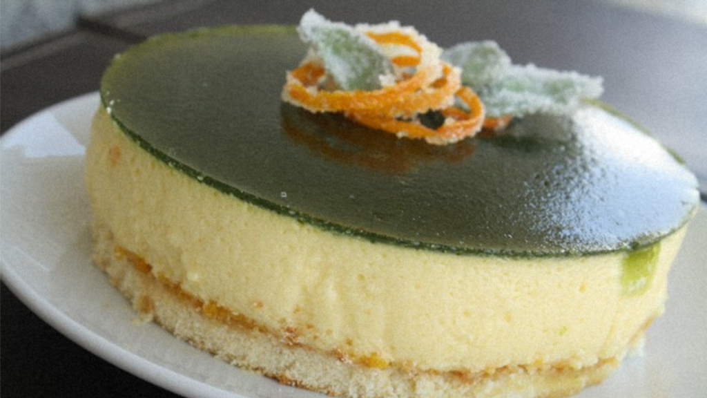 Recette : Bavarois à l'Orange et Miroir au Basilic