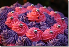 cupcake geant rose lavande 3