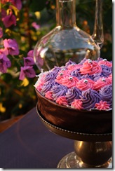 cupcake geant rose lavande