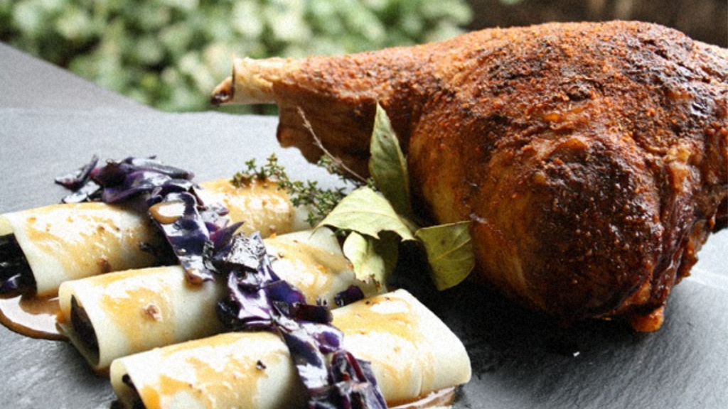 Gigot d'Agneau Tandoori Basse Température et Cannellonis au Chou