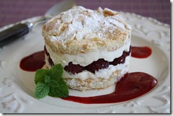 millefeuille dacquoise framboise