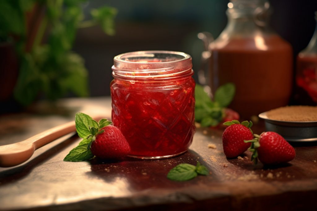 Recette : Confiture de Fraise à la Menthe