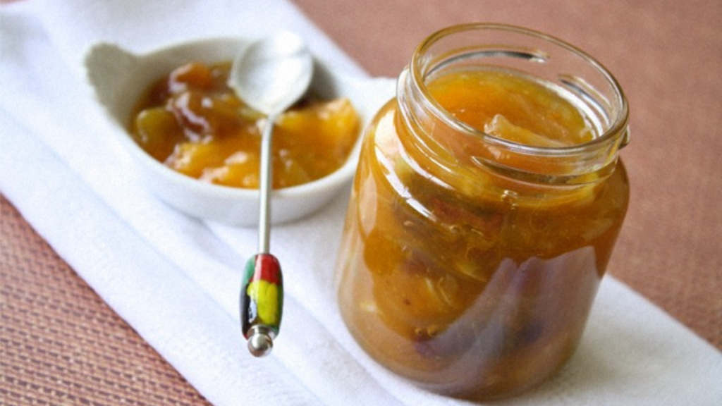 Recette : Chutney à la la Mandarine, Raisin et Gingembre Chutney à la la Mandarine, Raisin et Gingembre