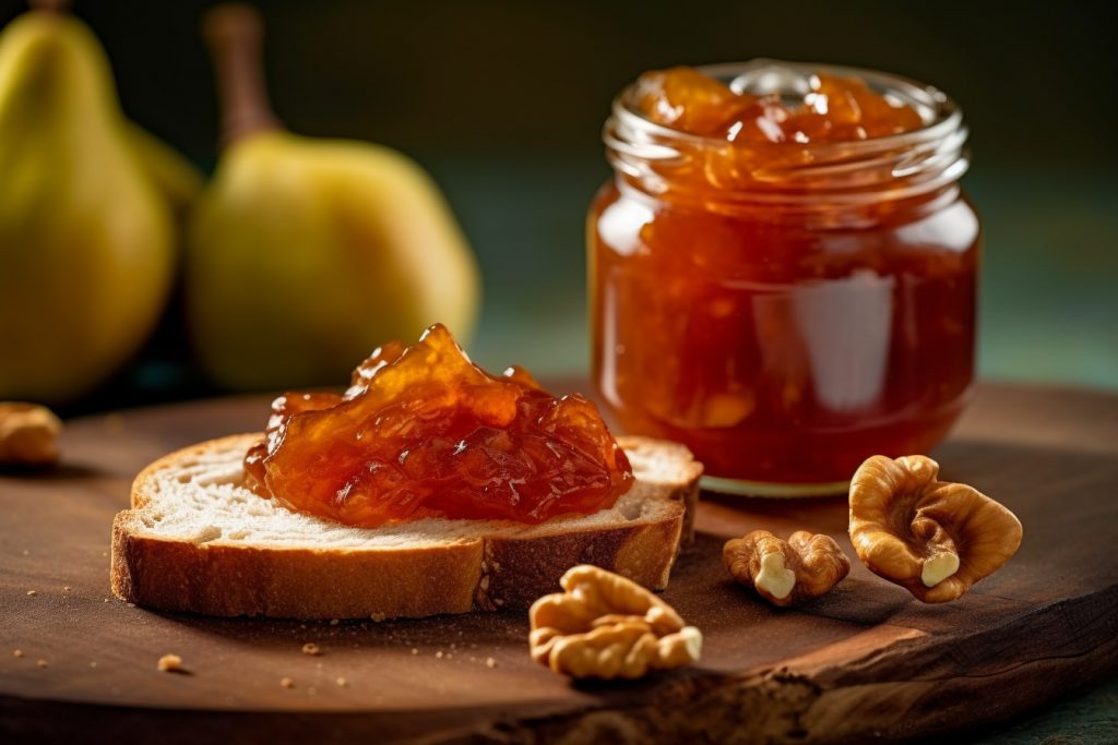 Recette : Confiture de Poire aux Noix et Raisins