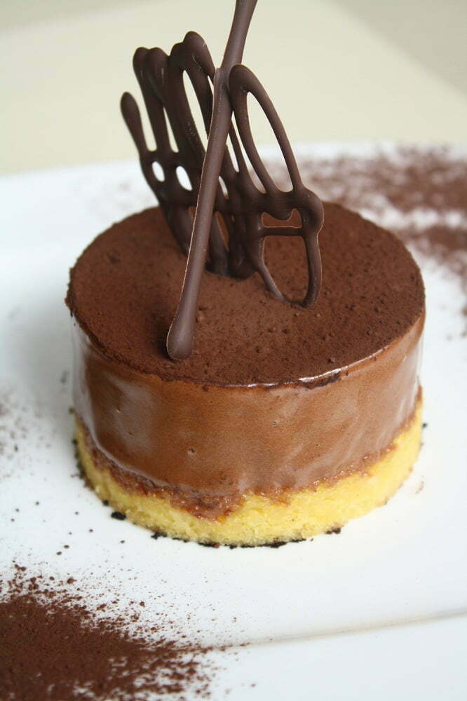 biscuit marzapan mousse chocolat