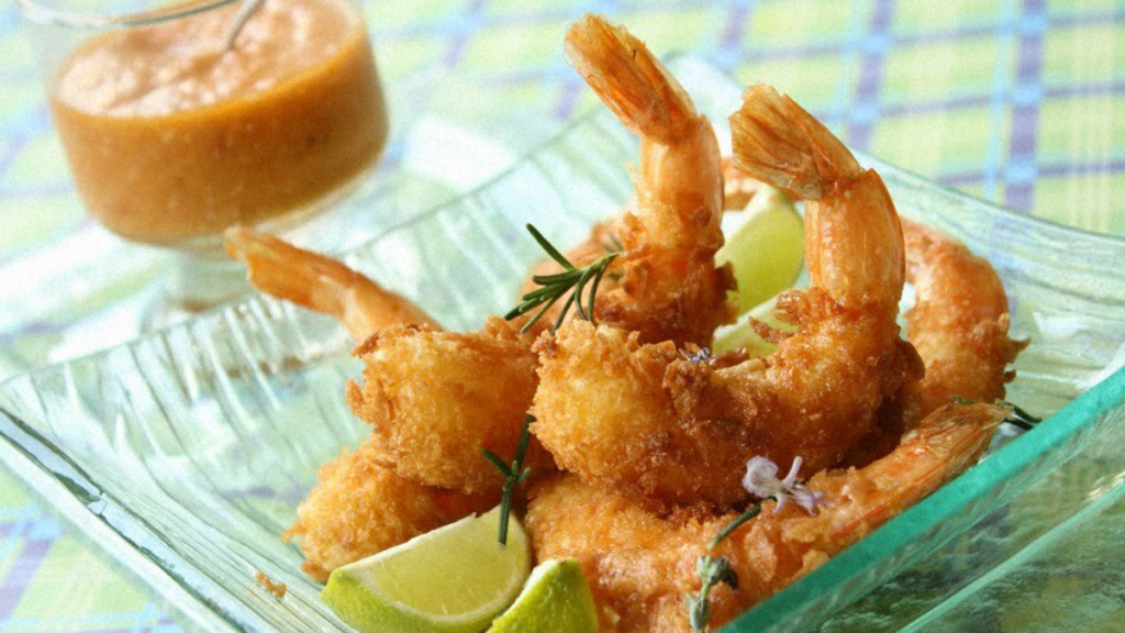 Recette : Gambas en Croûte de Panko et Sauce Romescu