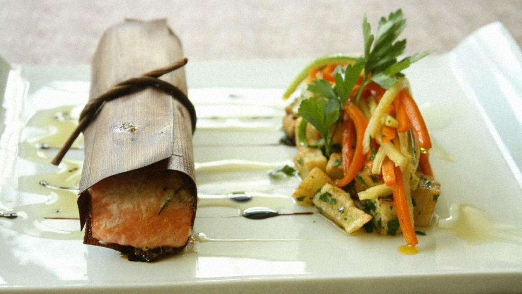 Recette Tartare de Thon et Poulpe au Jus de Pomelo et Gingembre La